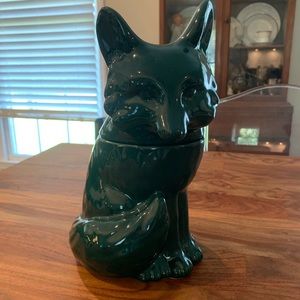 Fox cookie jar